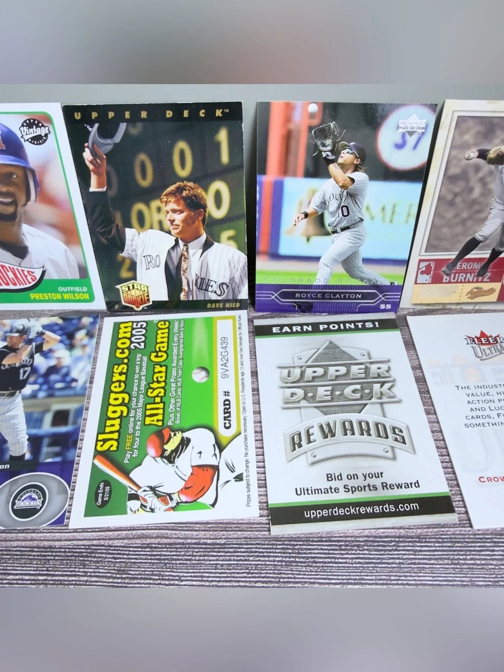 Colorado Rockies Card Lot 12x Todd Helton Preston Wilson +